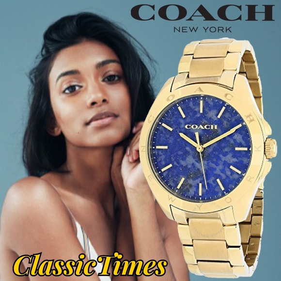 Coach Accessories - **SOLD** Coach Tristen Blue Dial Ladies Watch